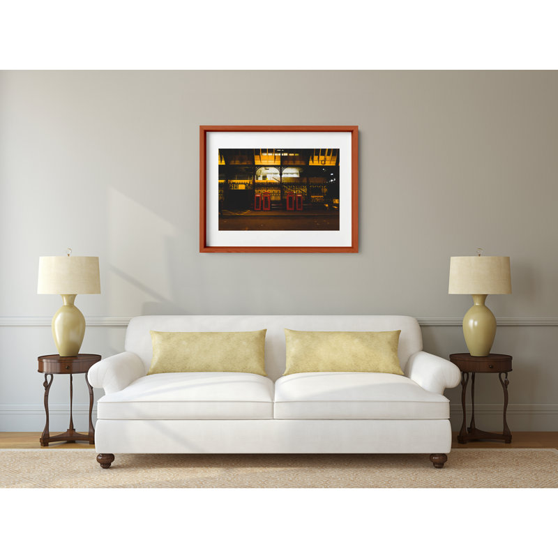 London Calling Print by Joseph Regan, 26" H x 36" W x 0.75" D, Cherry