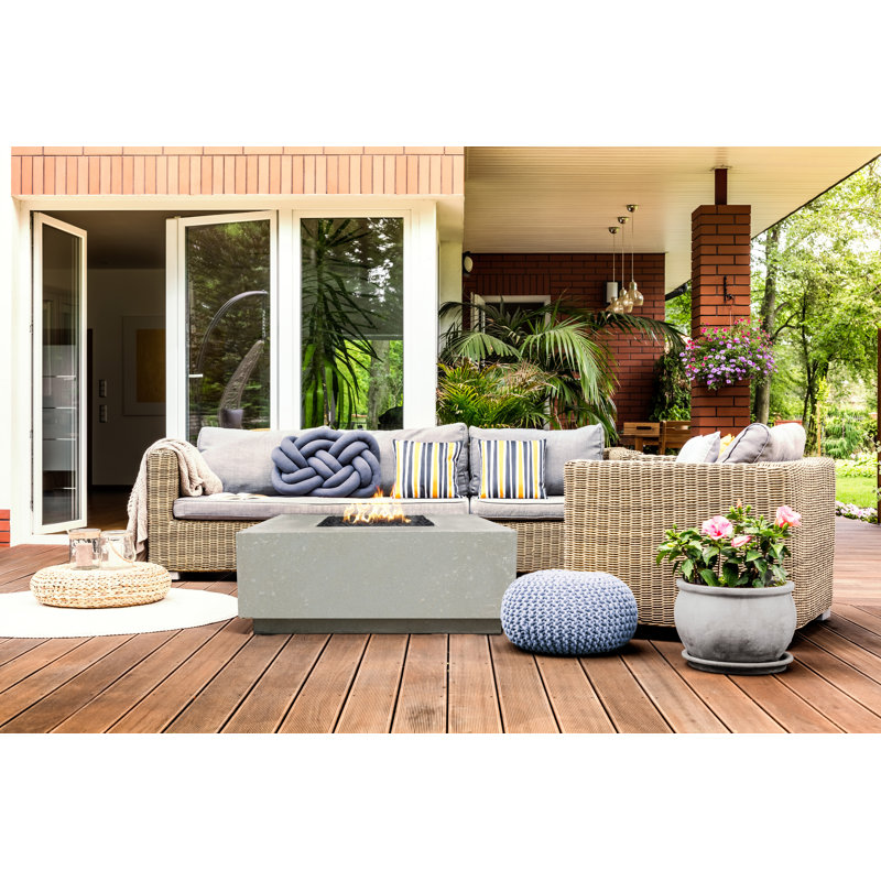 Fire Pit Square 36in X 36in Limestone Ng (lp Kit Included)