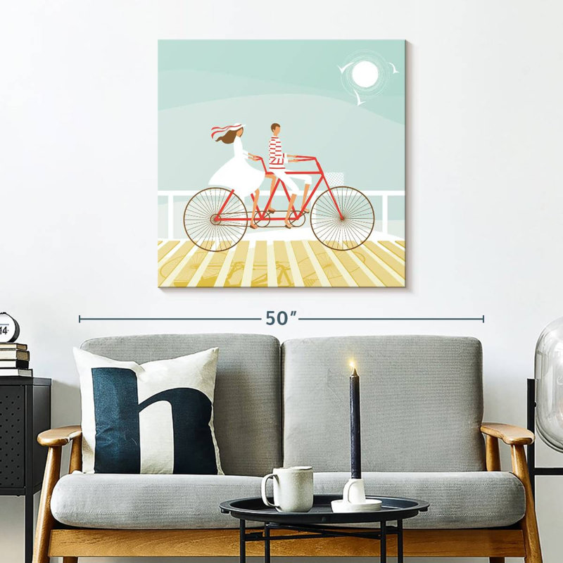 Senne, couple d'été à vélo
