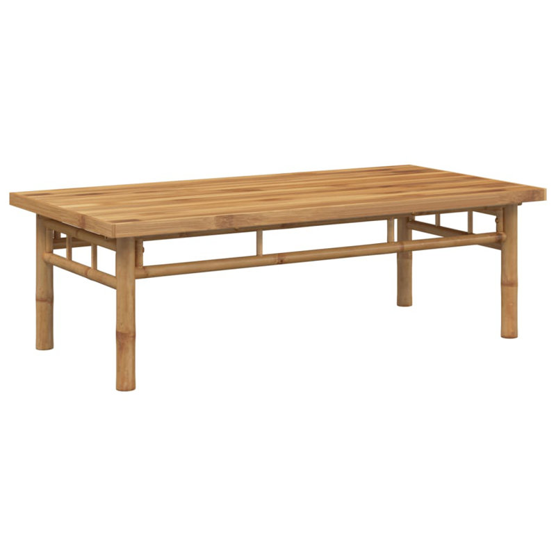Bay Isle Home? Coffee Table Bamboo, 13.8"H x 43.3"L x 21.7"W