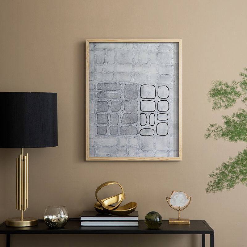 Lumen Colour II Framed Print - Solid Wood, 15" H x 12" W