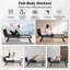 Machine de réformateur de Pilates pliable avec planche à sauter et 8 ressorts de couleur pour la gymnastique à domicile