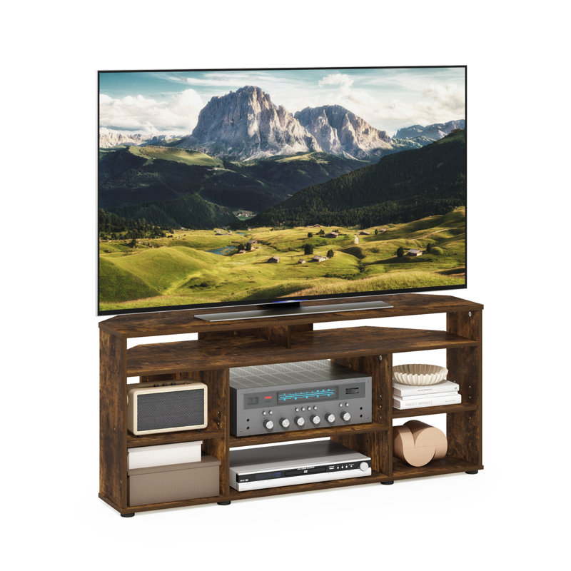 Kanat Entertainment Center for TVs up to 55", Amber Pine