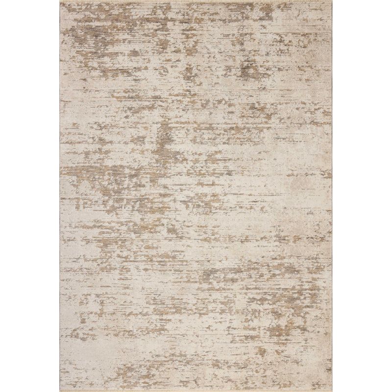 Loloi Nellie Dove / Natural Area Rug, Rectangle 11'6" x 15'7"