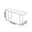 Installez une table de vestibule vieillie-133629773