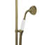 Ensemble de robinet de douche 10 x 22 avec douchette à main Abbey, laiton brossé-118340092