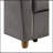 Justine 54" Brown Corduroy Convertible Sleeper Loveseat