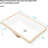 Rectangular White Ceramic Undermount Bathroom Sink 21x13 Inches, Modern Classic Design, Stain European Inspired Easy To Maintain