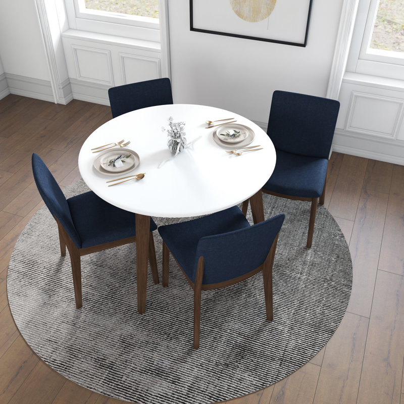 Ensemble repas pour 4 personnes Dehatte, Bleu
