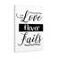 Love Never Fails - Wrapped Canvas Print-113479455