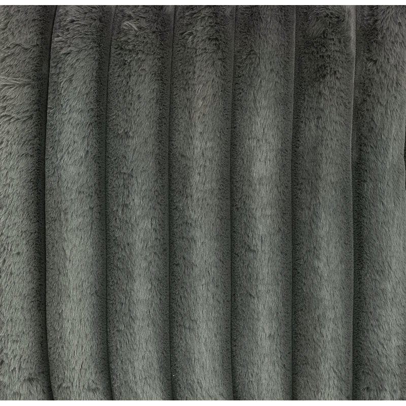 Memory Foam Lounger, Gunmetal Polyester
