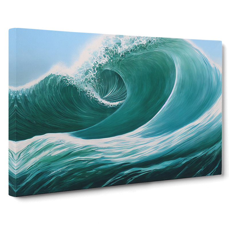 Striking Ocean Wave Vol.1 - Wrapped Canvas