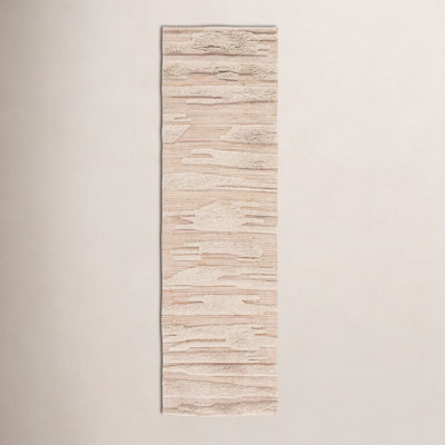 Wyly Natural Handmade Shag Wool Rug