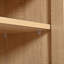 Armoire à chaussures en rotin avec tablettes réglables