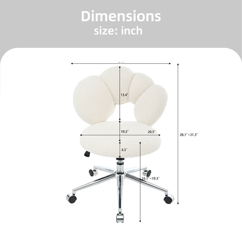 Remzi   Office Chair, White