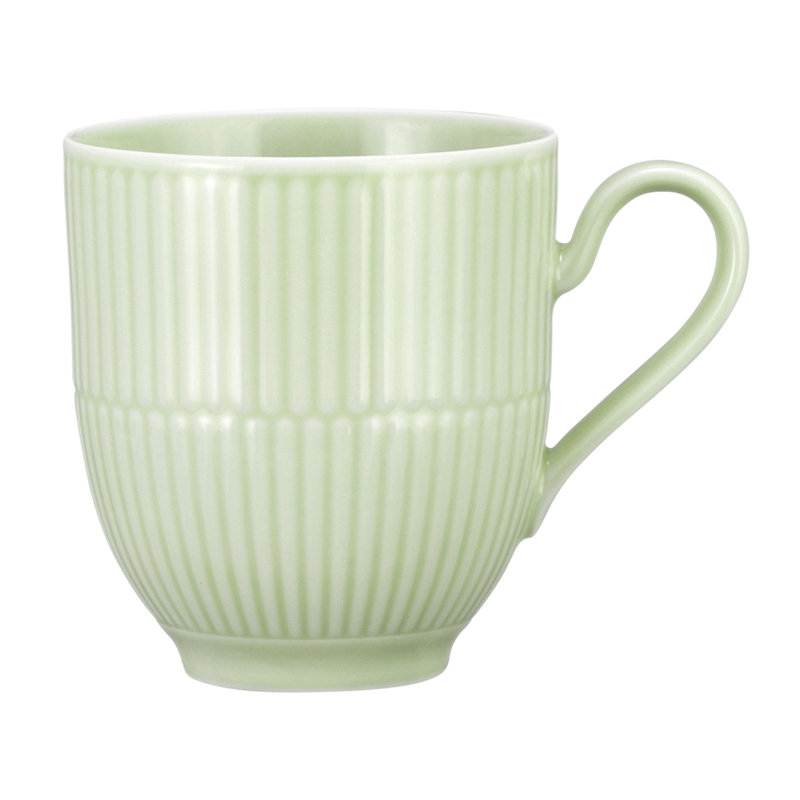 Amina Porcelain Coffee Mug, Green