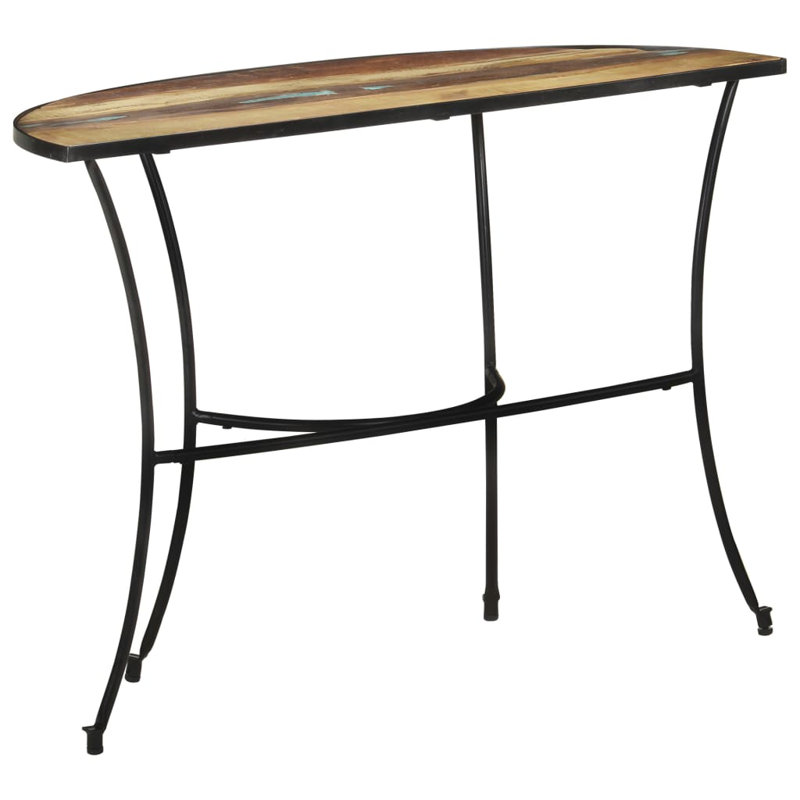 Colston 110cm Solid Wood Top Console Table, Brown