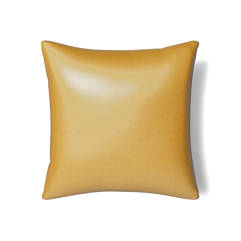 Duchess Pillow Cover & Insert, Square 22", Antique Gold