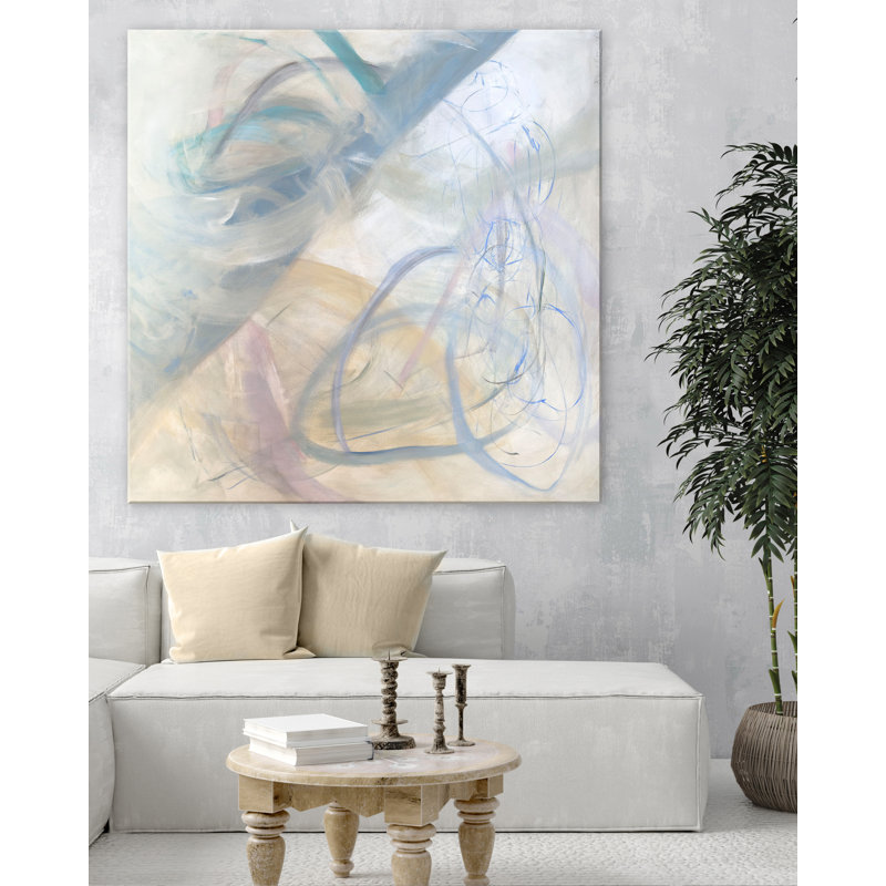 "Bar Harbor" par Katie Ré Scheidt, H 40 po x l 40 po, Toile tendue