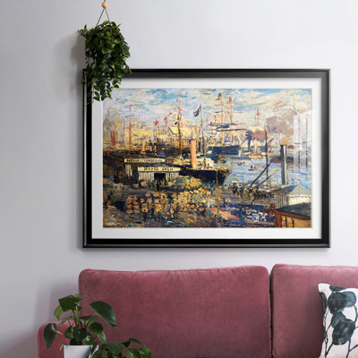 " Grand Quai At Havre, 1872 "