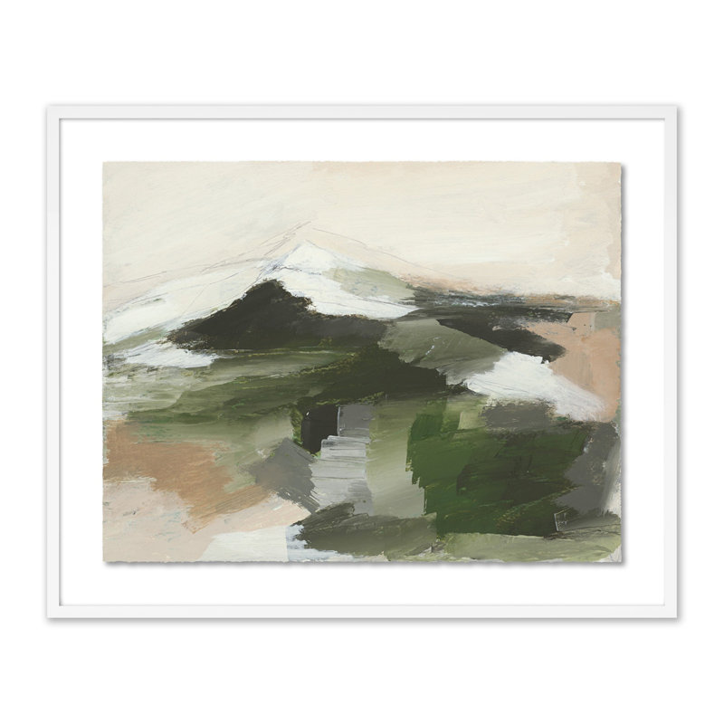 Quiet Splendor Painting by Melanie Biehle, White Maple Paper Single Picture Framed, 20" H x 24" W