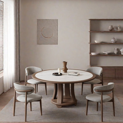Ensemble de table de salle à manger moderne et simple