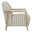 Chaise d'appoint moderne rembourrée avec structure en bois-1228167353