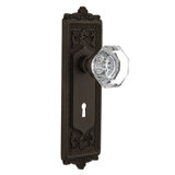 Egg & Dart Plate with Decorative Keyhole and Waldorf Door Knob