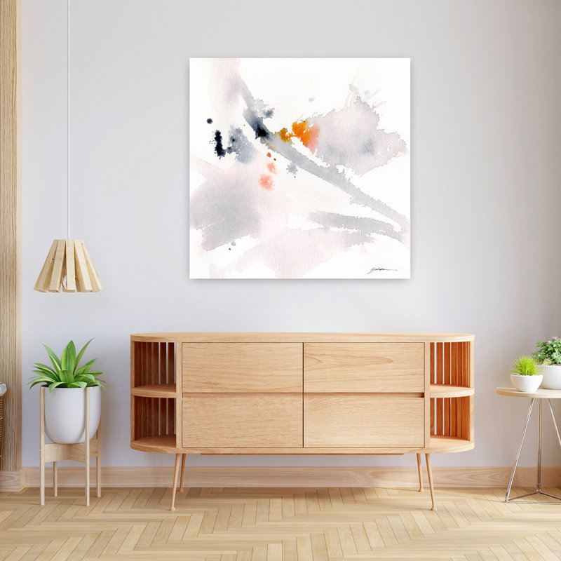 Voyage, art abstrait contemporain, H 36 po x l 36 po