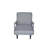 Folding Sofa Chair in Grey, Compact and Comfortable for Versatile Seating and Space-Saving Solutions.