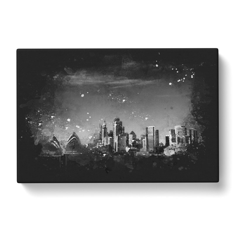 Sydney Australia Skyline - Wrapped Canvas, 40cm H x 60cm W x 3cm D
