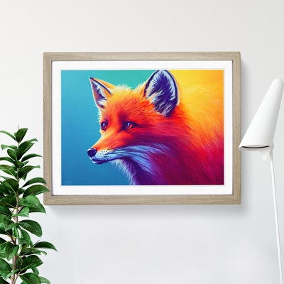 Fox Vol.3 - Single Picture Frame Painting