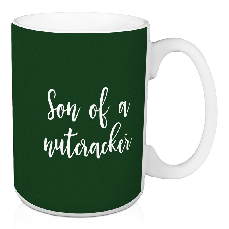 Grande tasse à café "fils of a casse-noisette Hardman, Vert foncé