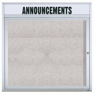 AARCO No Vinyl Wall Metal Bulletin Board