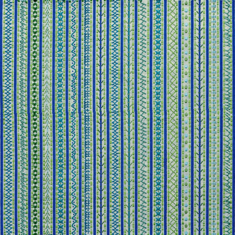Capri Fabric, Blue/Green