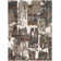 Maestas Abstract Shag Cream/Navy Area Rug