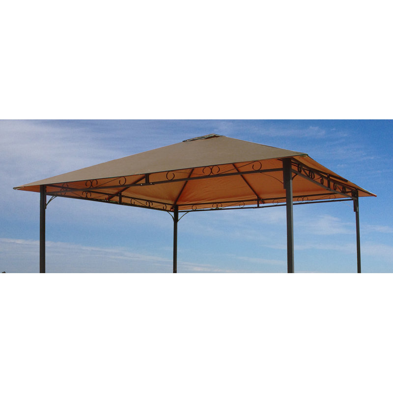Broadbay Dakota Fields Plastic Replacement Canopy for Gazebo, Cappuccino