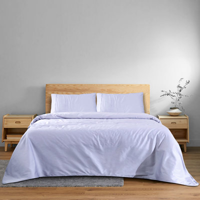  Ensemble de draps 100% satin de coton 400 fils
