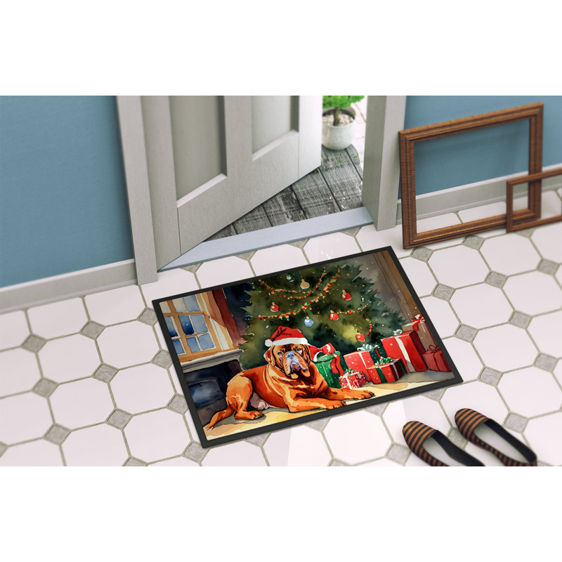 Tapis d'entrée antidérapant Jelisavka, L 18 po x L 27 po