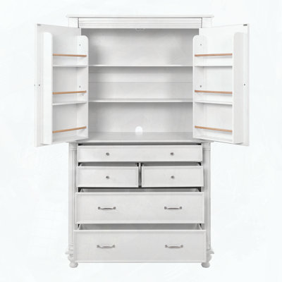 Grande armoire de rangement autoportante pour grand garde-manger
