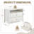 29.9" W Wood Nightstand With Two Drawers-1852939196