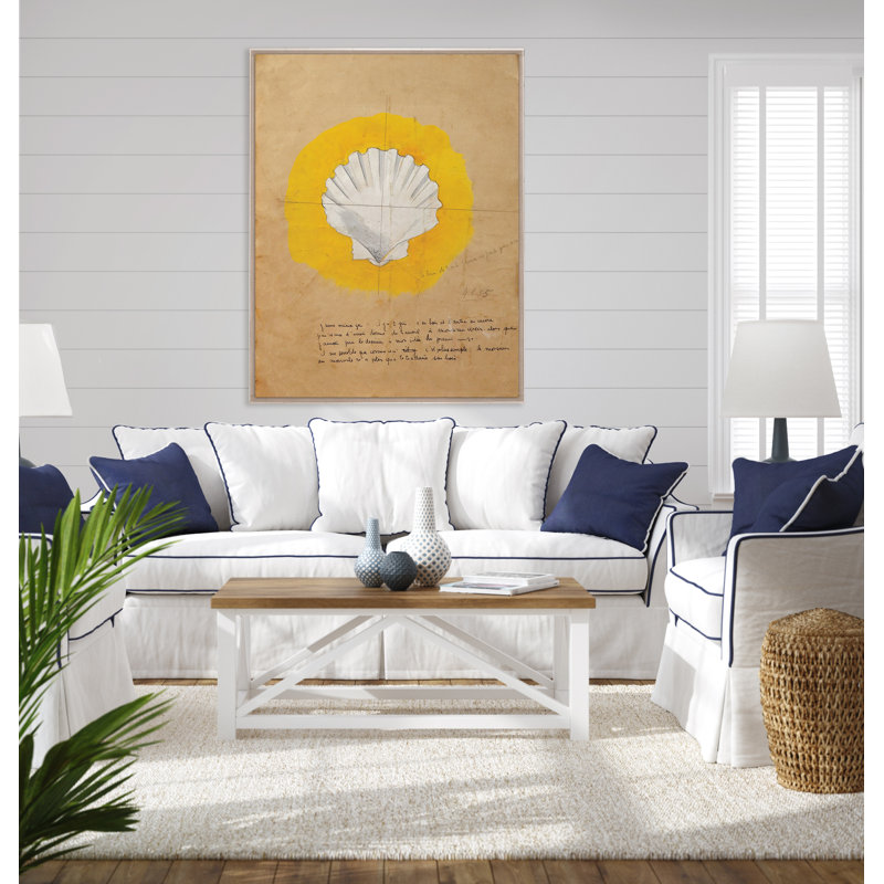 Shell 1 Print by Paule Marrot, Acrylic Box, 56" H x 44" W x 1.25" D