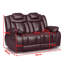 Chenille Reclining Sofa-1314371089