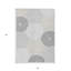 Tapis extérieur lavable à motif géométrique gris et taupe 3 pi x 5 pi