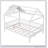 Wood House Bed With Fence-1464594756-1464594779