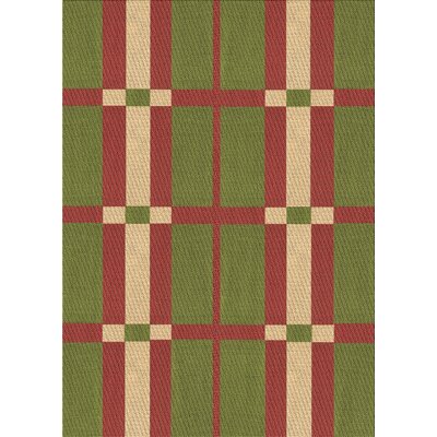 Arlen Geometric Wool Green Area Rug -  East Urban Home, C4EB0DBEB86C4BE6AB18ECAA77B7D586