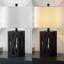 Lampe de table en bois massif Briea-586325169