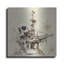  «Pirate Ship Blueprint 2» par Ann Klee, art mural en métal, 36 po x 36 po-1965399229