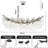 Tree Branch Crystal Chandelier Lighting 63"L-113309130-113309131-113309134
