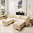 Similicuir beige et blanc n'est pas disponible